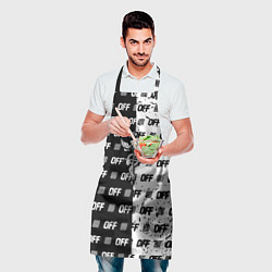 Фартук кулинарный Fullmetal Alchemis pattern off, цвет: 3D-принт — фото 2
