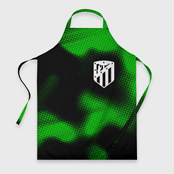 Фартук кулинарный Atletico Madrid sport halftone, цвет: 3D-принт