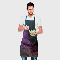 Фартук кулинарный PSG футбольная сетка, цвет: 3D-принт — фото 2