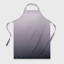 Фартук кулинарный Бледный серо-пурпурный градиент, цвет: 3D-принт