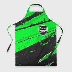 Фартук кулинарный Arsenal sport green, цвет: 3D-принт