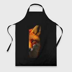 Фартук кулинарный Морда рыжей лисы, цвет: 3D-принт