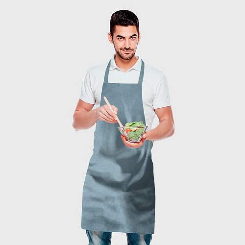 Фартук Бирюзовый флёр / 3D-принт – фото 2