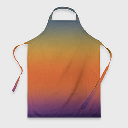 Фартук кулинарный Градиент цвета заката, цвет: 3D-принт