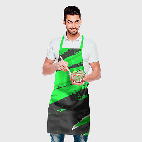 Фартук Real Madrid sport green / 3D-принт – фото 2