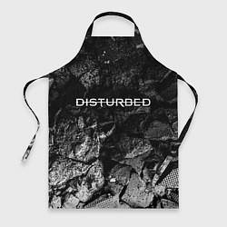 Фартук кулинарный Disturbed black graphite, цвет: 3D-принт