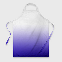 Фартук Градиент белый ультрамарин