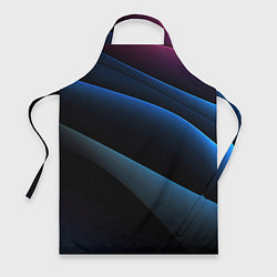 Фартук Синий стильный абстрактный геометрический стиль на