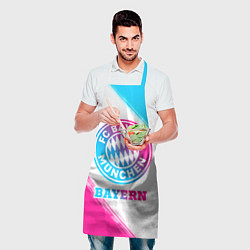 Фартук кулинарный Bayern neon gradient style, цвет: 3D-принт — фото 2