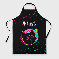 Фартук кулинарный In Flames - rock star cat, цвет: 3D-принт