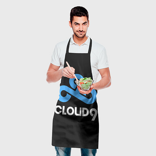 Фартук Cloud9 - esports logo / 3D-принт – фото 2