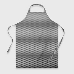 Фартук кулинарный Кольчуга серый, цвет: 3D-принт