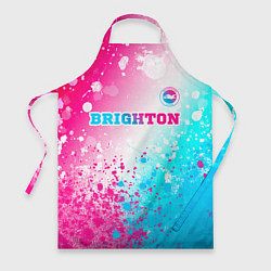 Фартук Brighton neon gradient style посередине