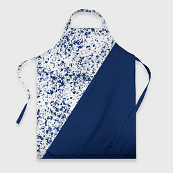 Фартук Сине-белый пополам