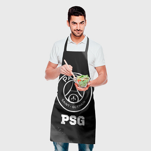 Фартук PSG sport на темном фоне / 3D-принт – фото 2