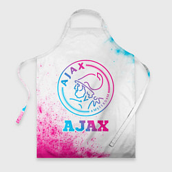 Фартук кулинарный Ajax neon gradient style, цвет: 3D-принт