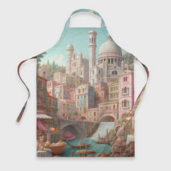 Фартук кулинарный Город в восточном стиле, цвет: 3D-принт