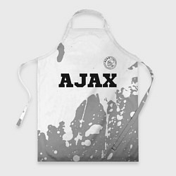 Фартук кулинарный Ajax sport на светлом фоне посередине, цвет: 3D-принт