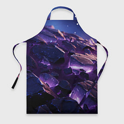 Фартук Фиолетовые неоновые камни со светом