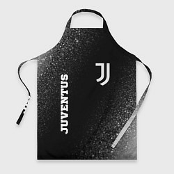 Фартук кулинарный Juventus sport на темном фоне вертикально, цвет: 3D-принт