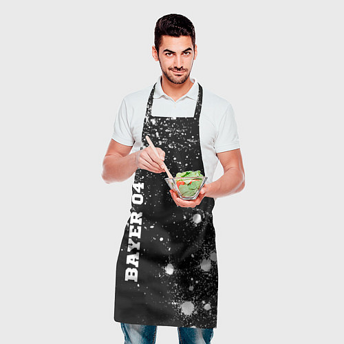 Фартук Bayer 04 sport на темном фоне вертикально / 3D-принт – фото 2