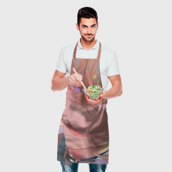 Фартук кулинарный Honkai Star Rail Aventurine smile, цвет: 3D-принт — фото 2