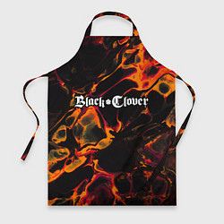 Фартук кулинарный Black Clover red lava, цвет: 3D-принт