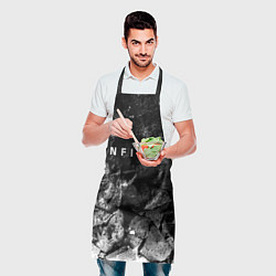 Фартук кулинарный Infiniti black graphite, цвет: 3D-принт — фото 2