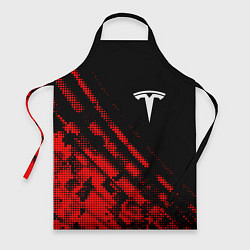 Фартук кулинарный Tesla sport grunge, цвет: 3D-принт