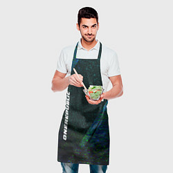 Фартук кулинарный OneRepublic glitch blue, цвет: 3D-принт — фото 2