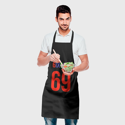 Фартук 6ix9ine logo / 3D-принт – фото 2