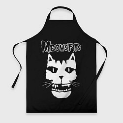 Фартук кулинарный Misfits - Meowsfits, цвет: 3D-принт
