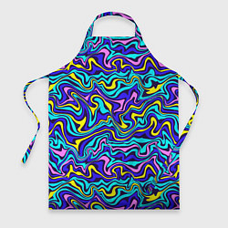 Фартук кулинарный Psychedelic multicolored pattern, цвет: 3D-принт