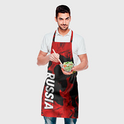 Фартук кулинарный Россия герб в огне, цвет: 3D-принт — фото 2