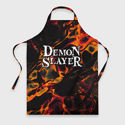 Фартук Demon Slayer red lava