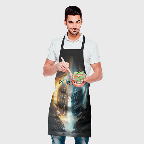 Фартук Люди в портале / 3D-принт – фото 2