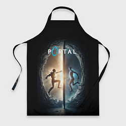 Фартук кулинарный Люди в портале, цвет: 3D-принт