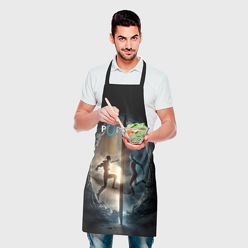 Фартук Люди в портале / 3D-принт – фото 2