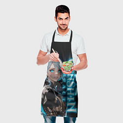 Фартук кулинарный Фурина из фонтейна - Genshin Impact, цвет: 3D-принт — фото 2