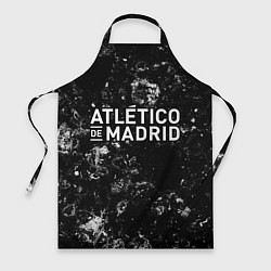 Фартук кулинарный Atletico Madrid black ice, цвет: 3D-принт
