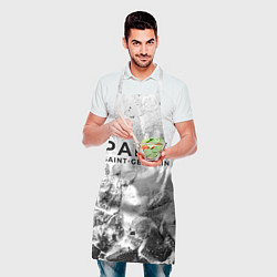 Фартук кулинарный PSG white graphite, цвет: 3D-принт — фото 2