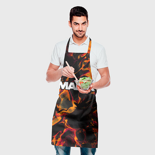 Фартук Mafia red lava / 3D-принт – фото 2