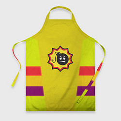 Фартук Serious Sam logo - yellow geometry
