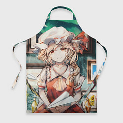 Фартук кулинарный Touhou Project Flandre милая с бумажным самолётико, цвет: 3D-принт