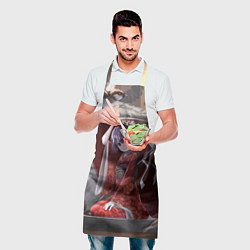Фартук кулинарный Touhou Project Симмёмару Сукуна, цвет: 3D-принт — фото 2