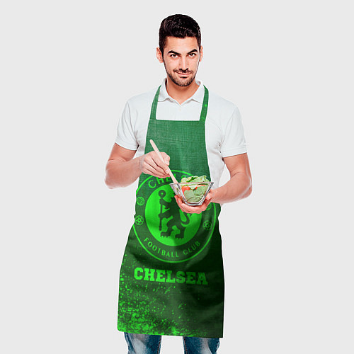 Фартук Chelsea - green gradient / 3D-принт – фото 2