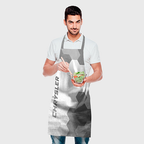 Фартук Chrysler - white gradient вертикально / 3D-принт – фото 2