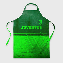 Фартук кулинарный Juventus - green gradient посередине, цвет: 3D-принт