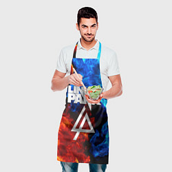 Фартук кулинарный Linkin park битва огней, цвет: 3D-принт — фото 2