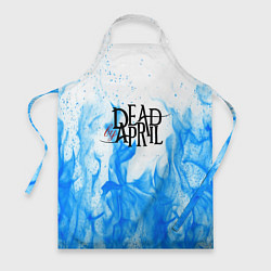 Фартук кулинарный Dead by april fire blue, цвет: 3D-принт